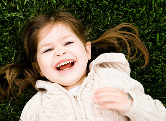 young happy girl
